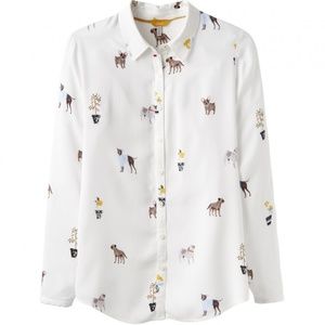 NEW Joules Dogs Blouse